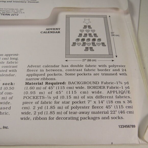 Kwik Sew 2212 Clothing Sewing Pattern NEW UNOPENED Christmas Advent Calendar - Picture 5 of 8